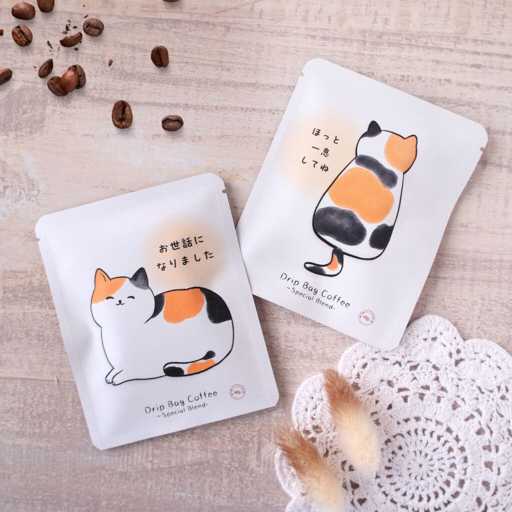 猫 コーヒー ギフト メッセージ入り ドリップコーヒー