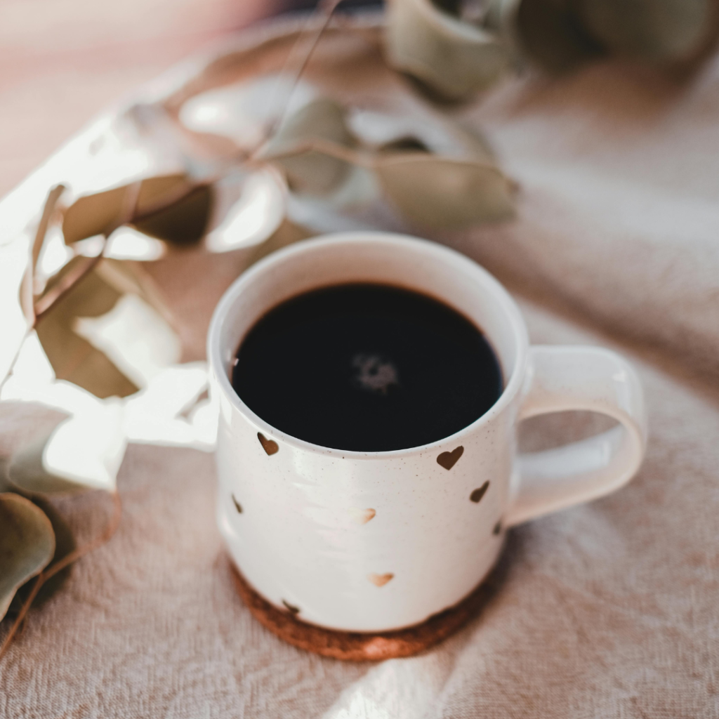 豆から挽いたコーヒー 淹れたての香り