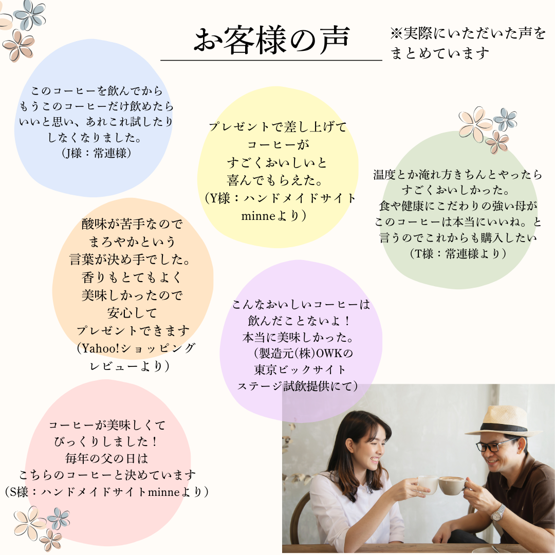 MOUE COFFEE お客様の声 レビュー
