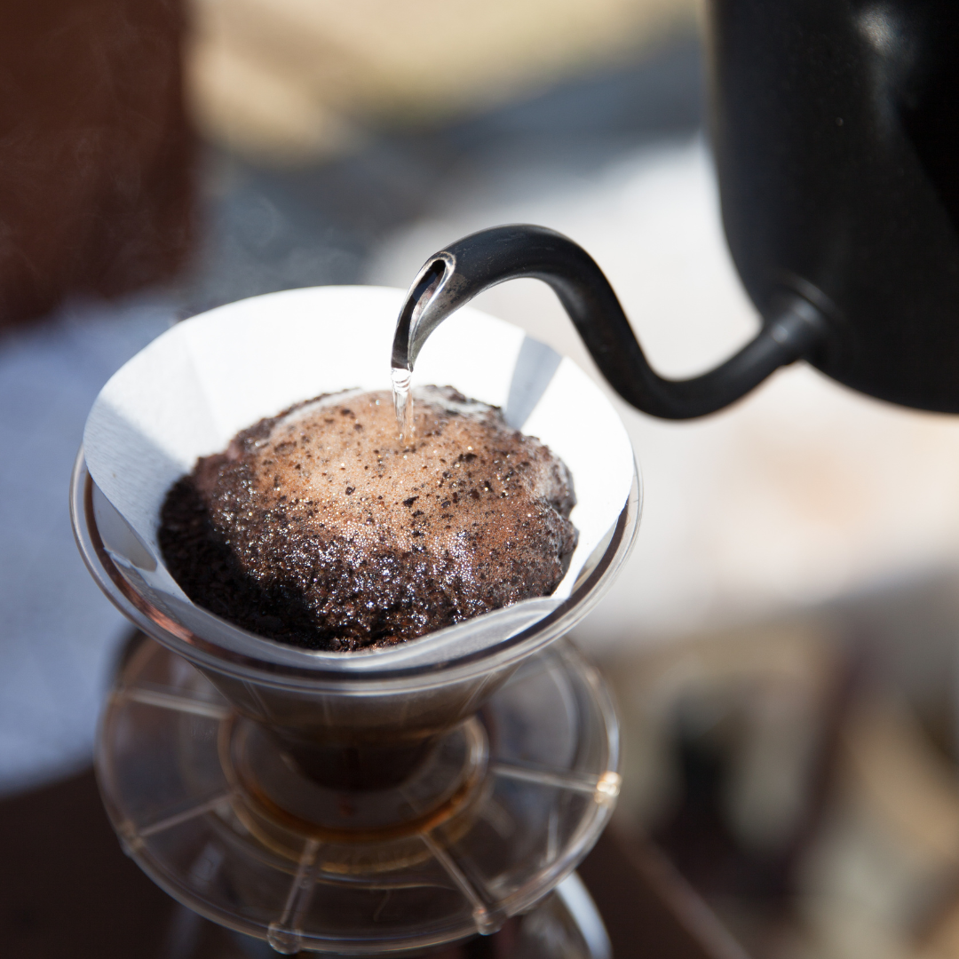 コーヒー 蒸らし 粉がふくらむ ハンドドリップ